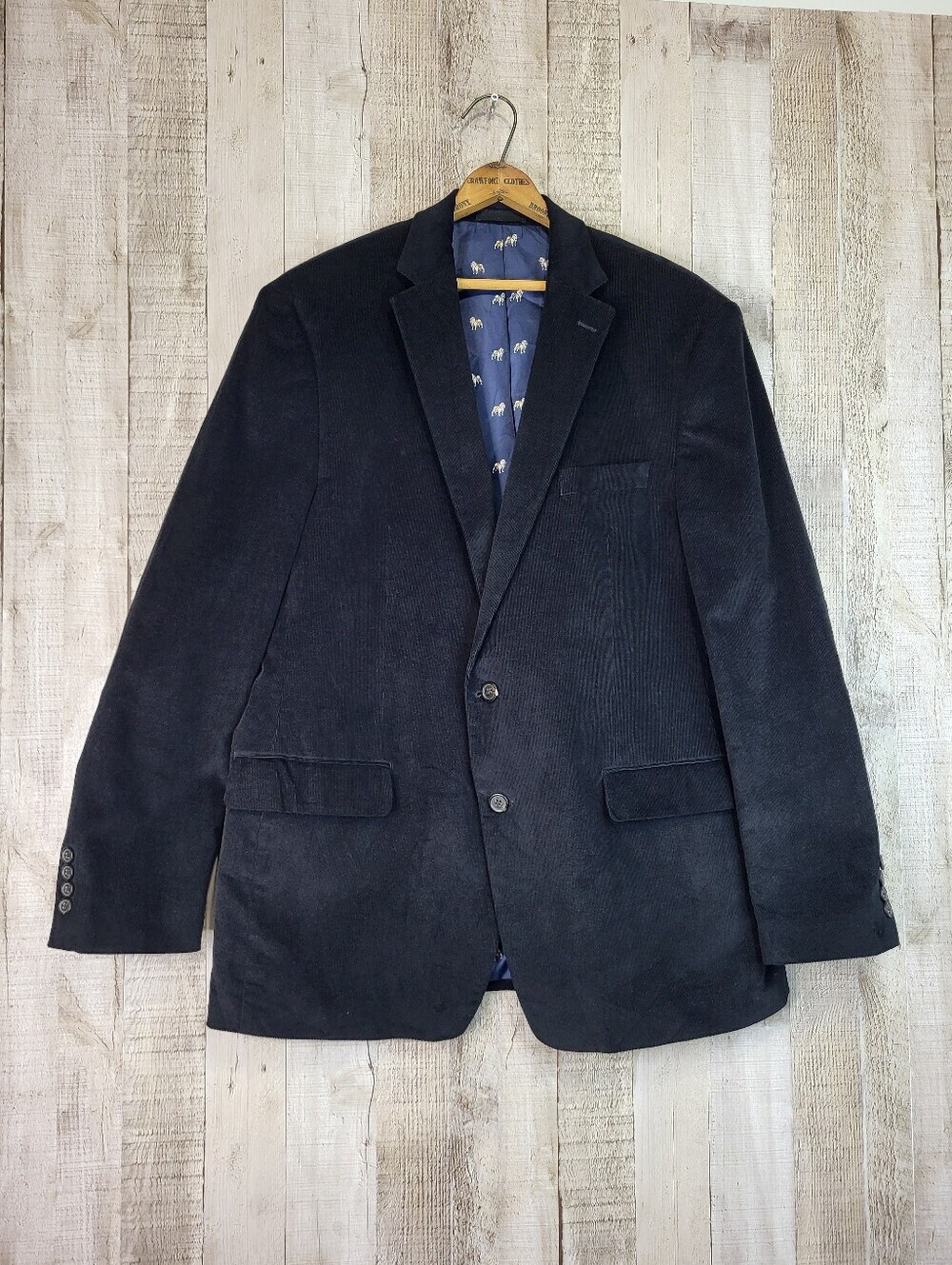 Ralph Lauren Corduroy Blazer With Stylish Elbow Patches. Size 44L